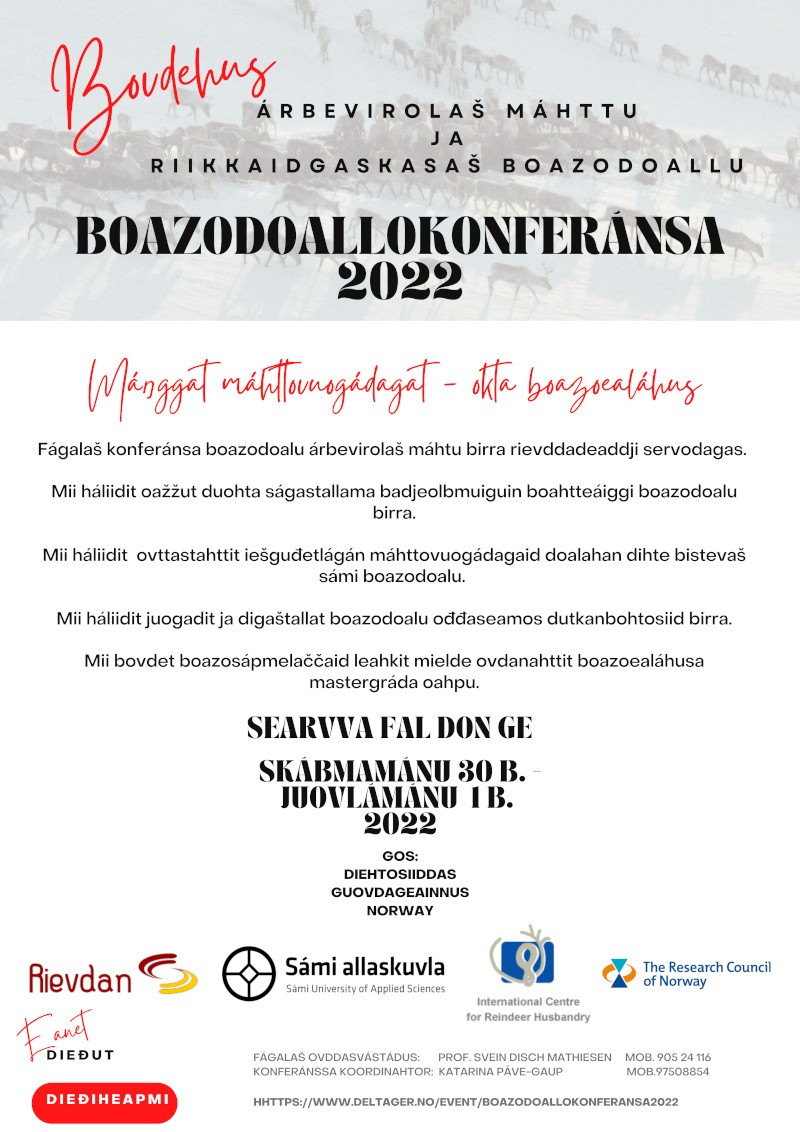 Reindeer Husbandry Conference 2022 Saami